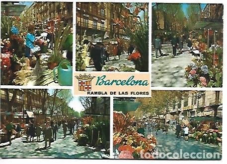Postales: RAMBLA DE LAS FLORES.- BARCELONA - Foto 1