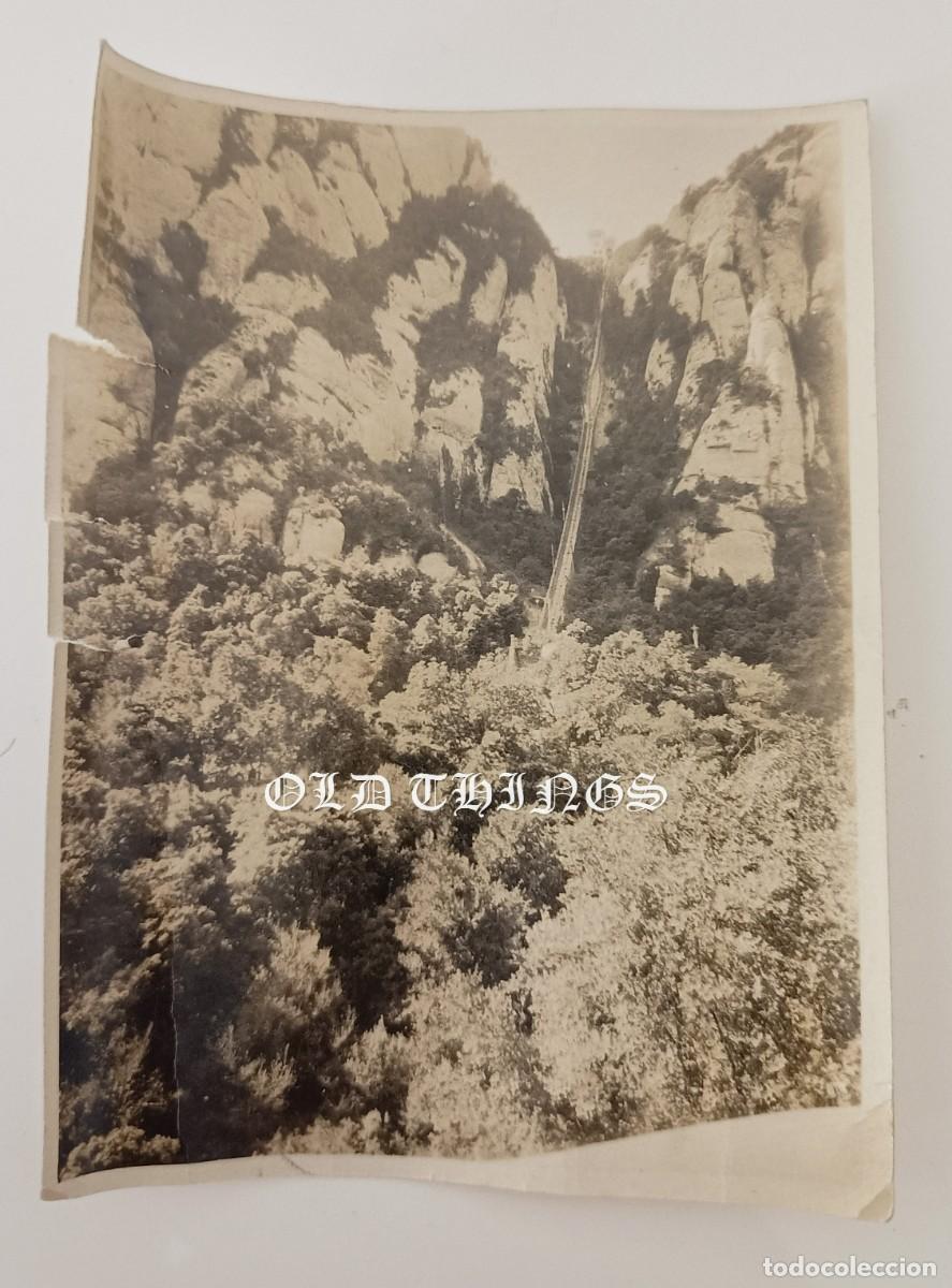 Postales: FOTOGRAFIA DE MONSERRAT, BARCELONA, A&Ntilde;OS 40, MIDE 10,5 X 8 CMS.