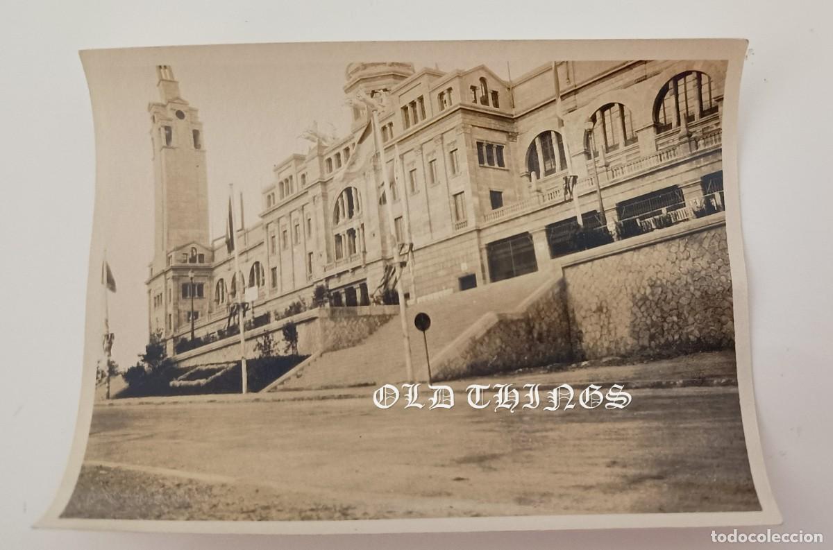 Postales: FOTOGRAFIA DE BARCELONA, Estadio Ol&iacute;mpico de Montju&iuml;c, A&Ntilde;OS 30, MIDE 10,5 X 8 CMS.