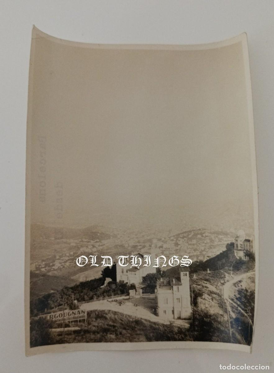 Postales: FOTOGRAFIA DE BARCELONA, EL TIBIDABO, A&Ntilde;OS 30 / 40, MIDE 10,5 X 8 CMS.