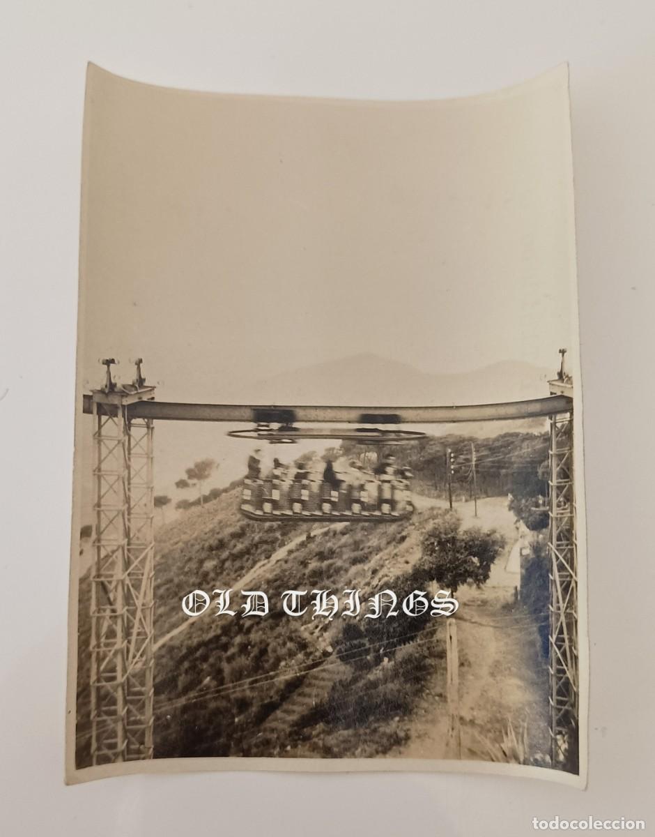 Postales: FOTOGRAFIA DE BARCELONA, EL TIBIDABO, A&Ntilde;OS 30 / 40, MIDE 10,5 X 8 CMS.