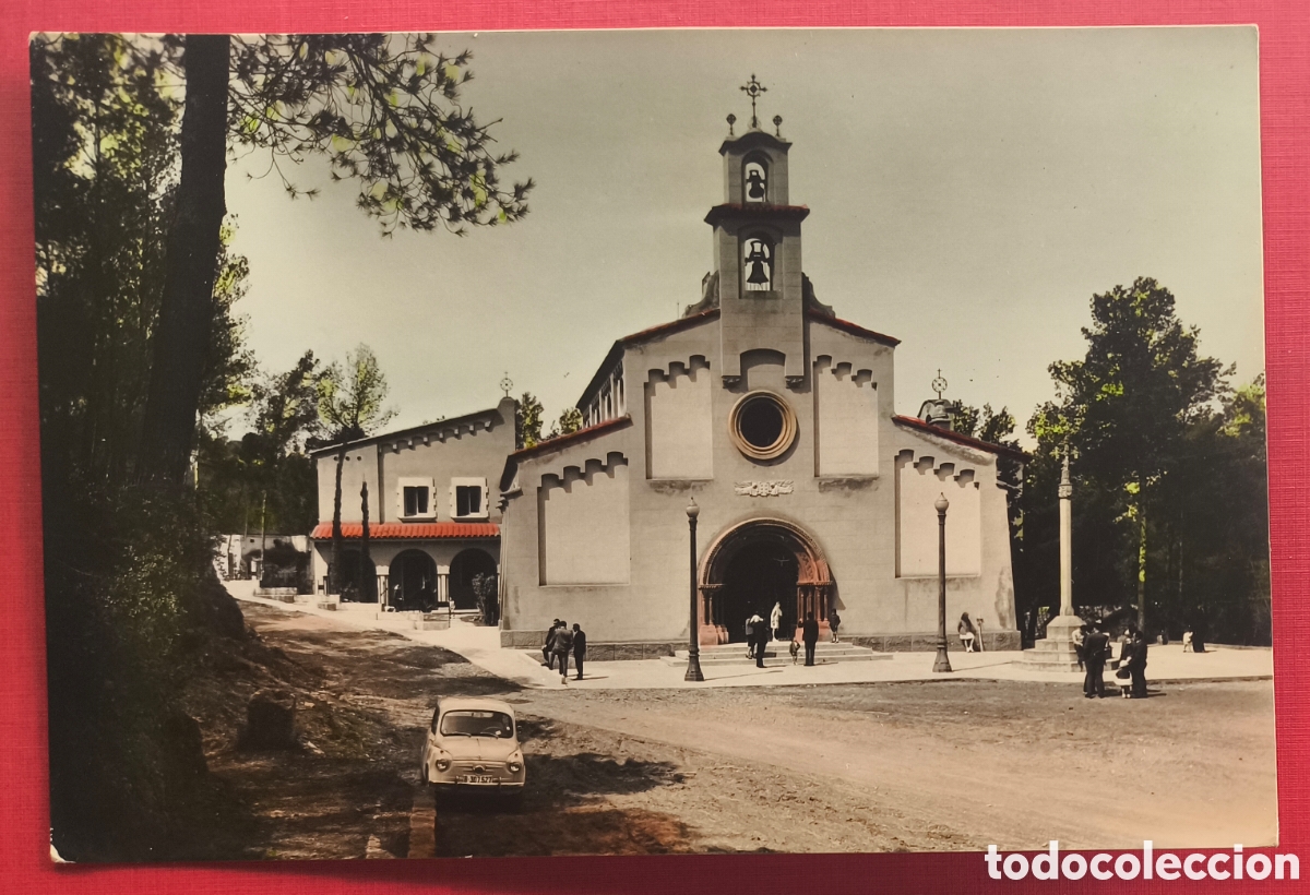 Postales: MONTCADA I REIXAC ESGL&Eacute;SIA STA. MARIA POSTAL FOTOGR&Aacute;FICA COLOREADA BARCELONA C. 1960