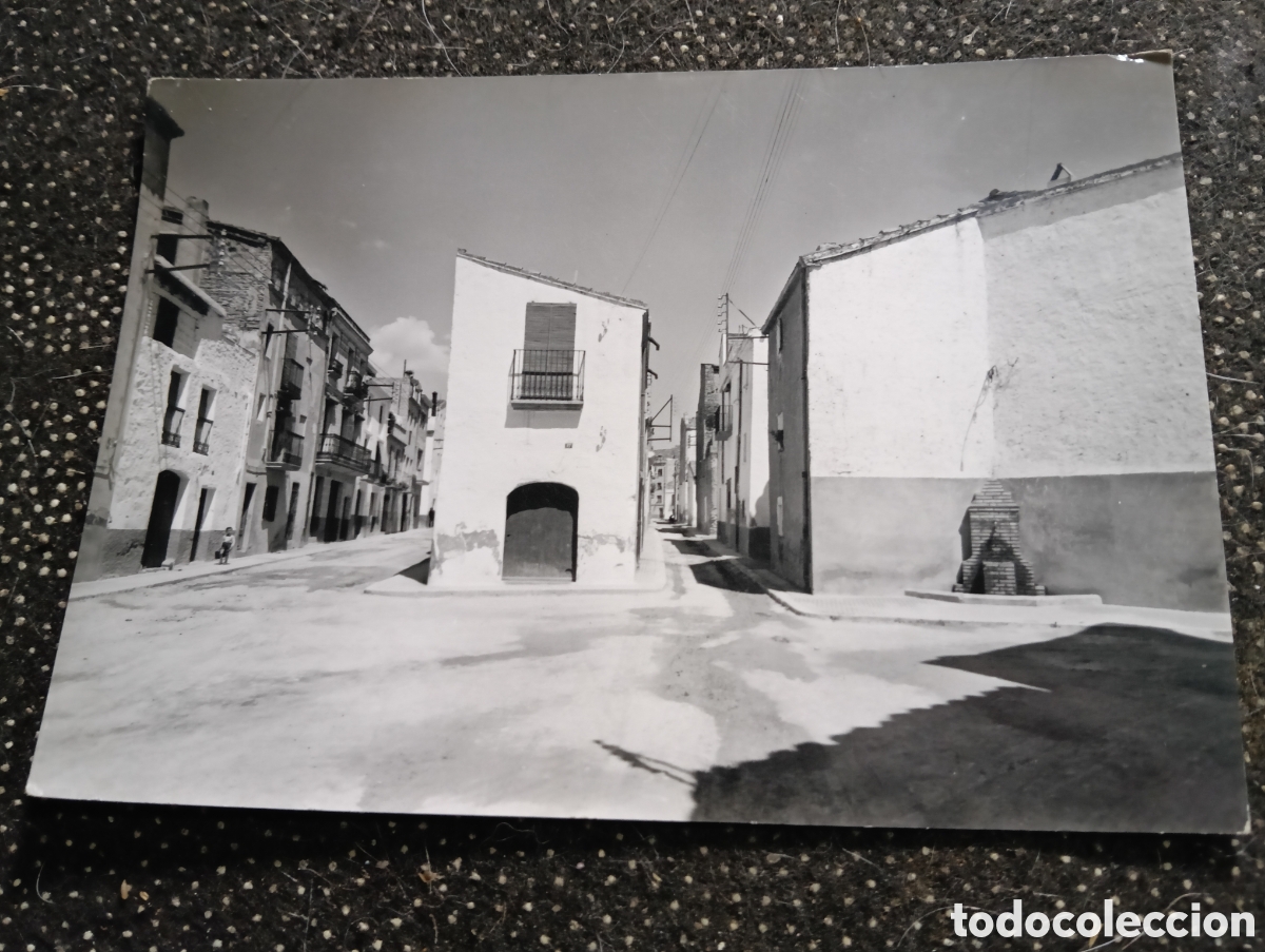 Postkarten: Postal de Roquetas, calle Balaguer y M&aacute;rtires Alcazar, Tortosa Tarragona, circulada a&ntilde;os 60