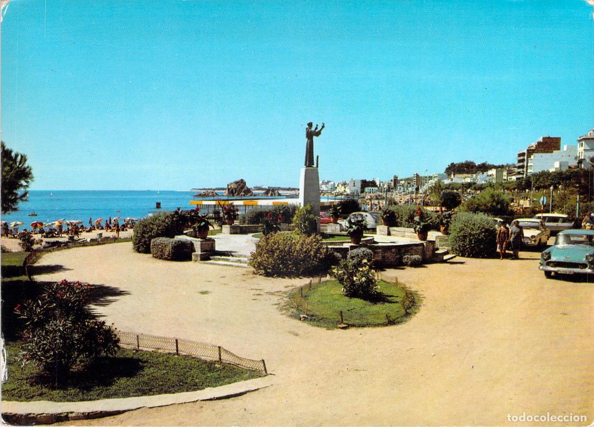 Postales: Postal de Blanes Costa Brava Detalle de los Jardines de la Costa