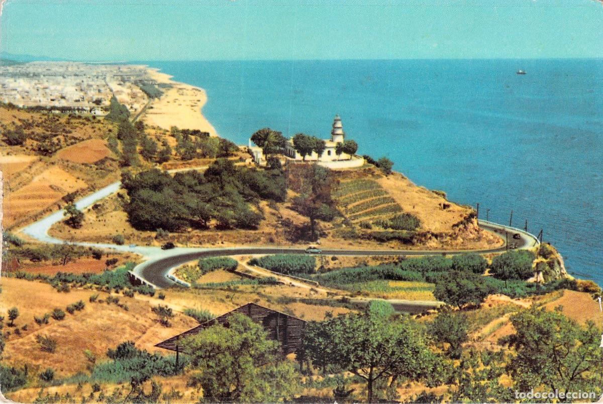 Postales: Postal de la Vista General y Faro de Calella de Mar