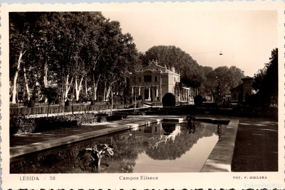 Postales: L&eacute;rida - Campos El&iacute;seos - Guilera 18 - 140x92mm