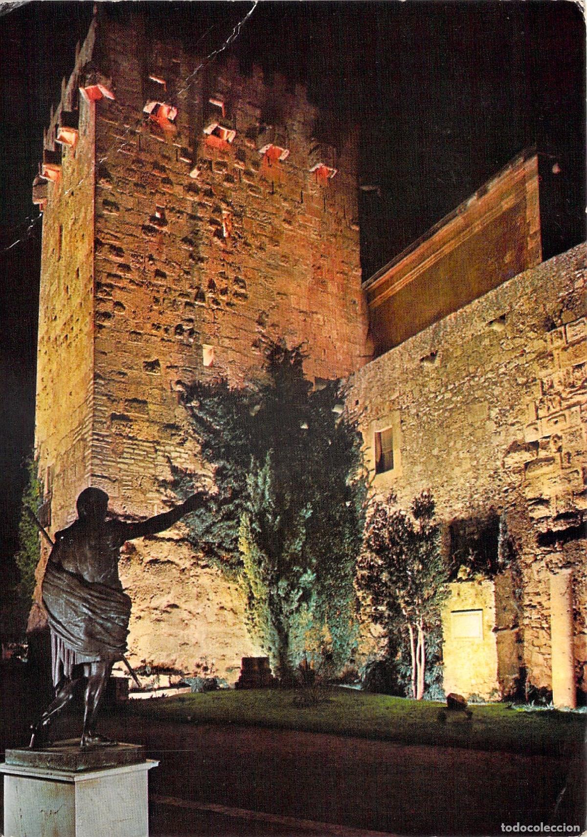 Postales: Postal de Tarragona Torre del Arzobispo Vista Nocturna