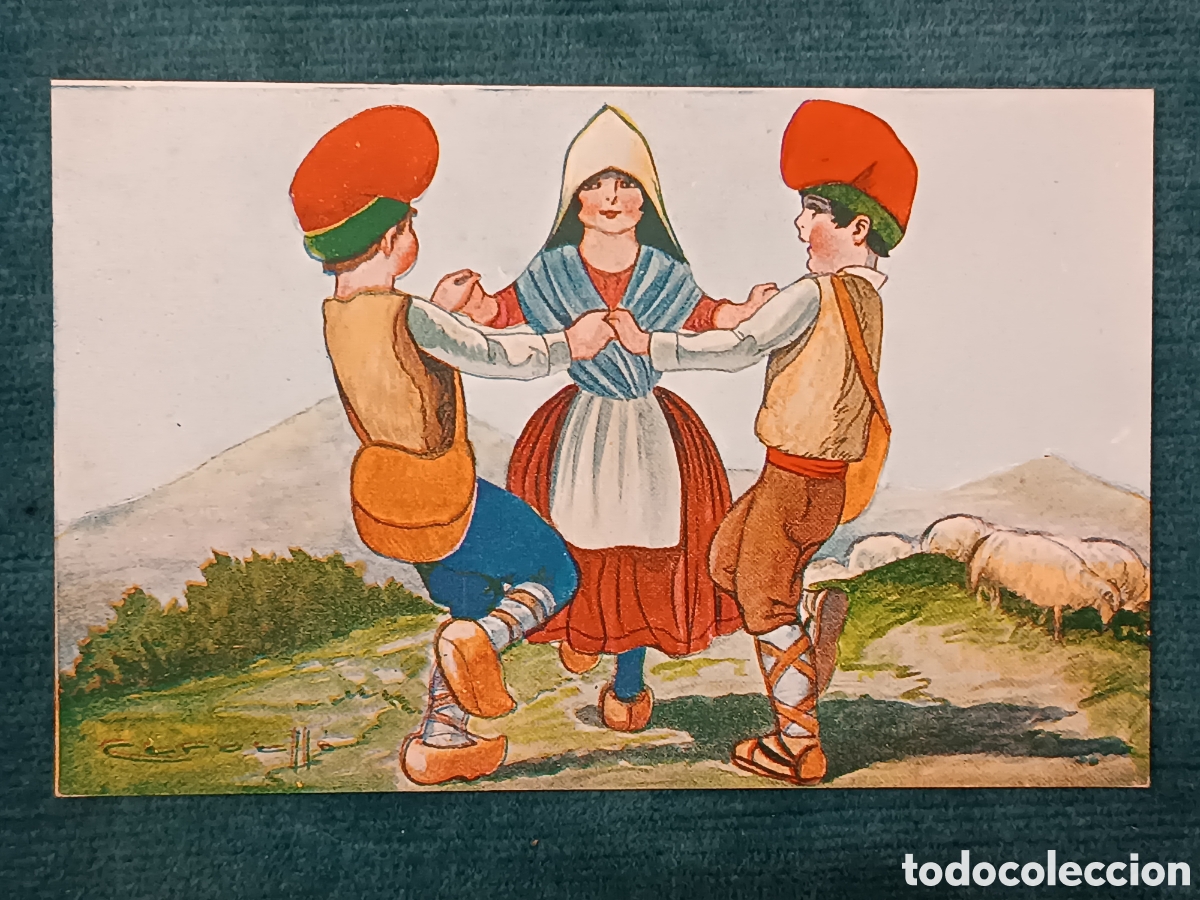 Postales: N&uacute;m. 1294. Sardanes: CERVELL&Oacute;