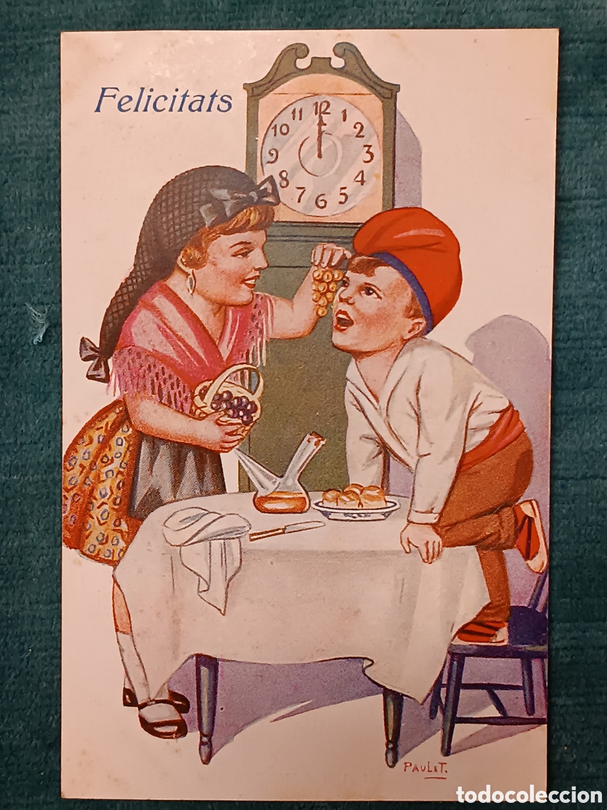 Postales: N&uacute;m. 1432. Felicitaci&oacute;: PAULET