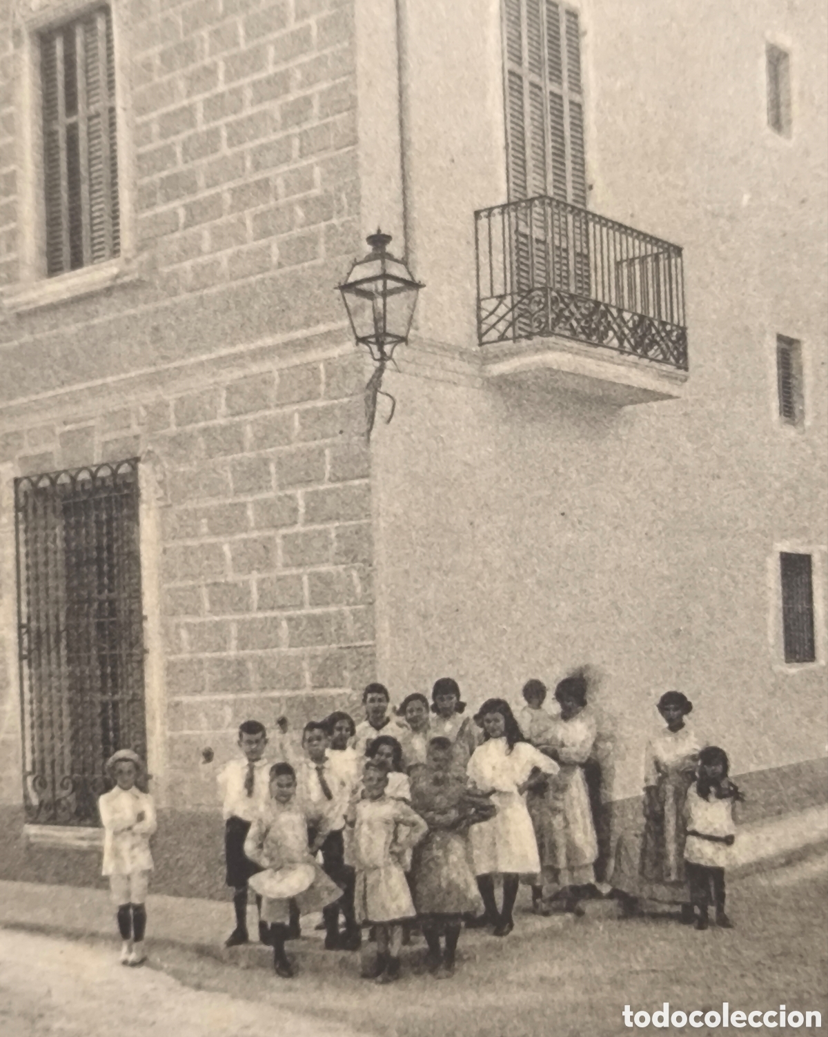 Postales: MASNOU CARRER QUINTANA POSTAL ANIMADA FOTOTIPIA MARESME C. 1915
