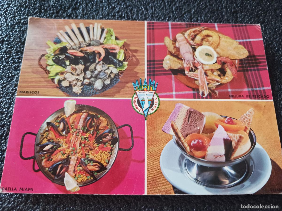 Postales: 24 Hotel Restaurante, Miami, San Carlos de la Rapita, ED. RAYMOND