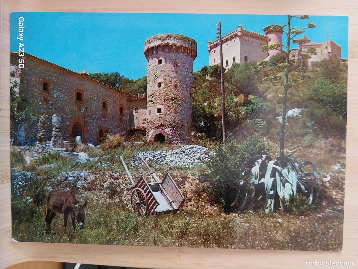 Postales: CASTELLDEFELS CASTILLO BURRO CARRETA ED VISION COLOR 112 SC ORIGINAL