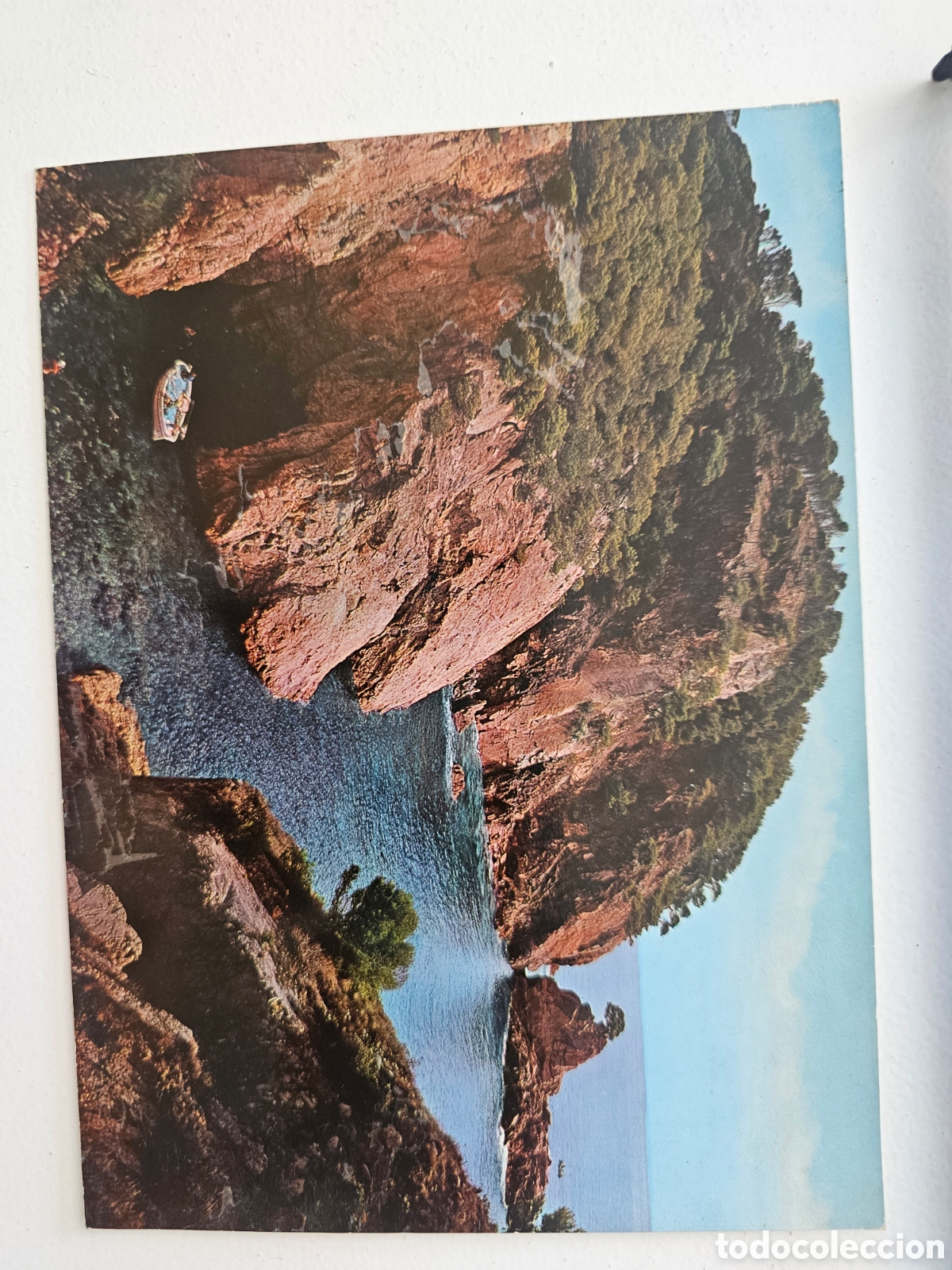 Postales: Postal de gran tama&ntilde;o de Cala Bona Tossa de Mar ??? 1965 Fabregat