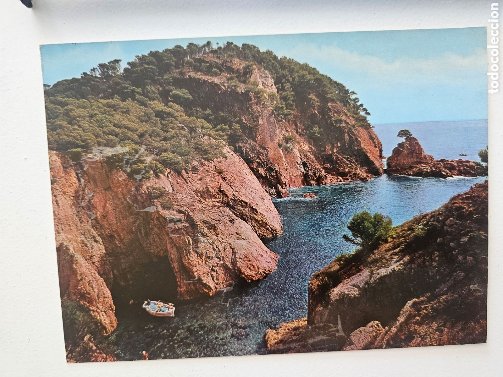 Postales: Postal de gran tama&ntilde;o de Cala Bona Tossa de Mar ??? 1965 Fabregat