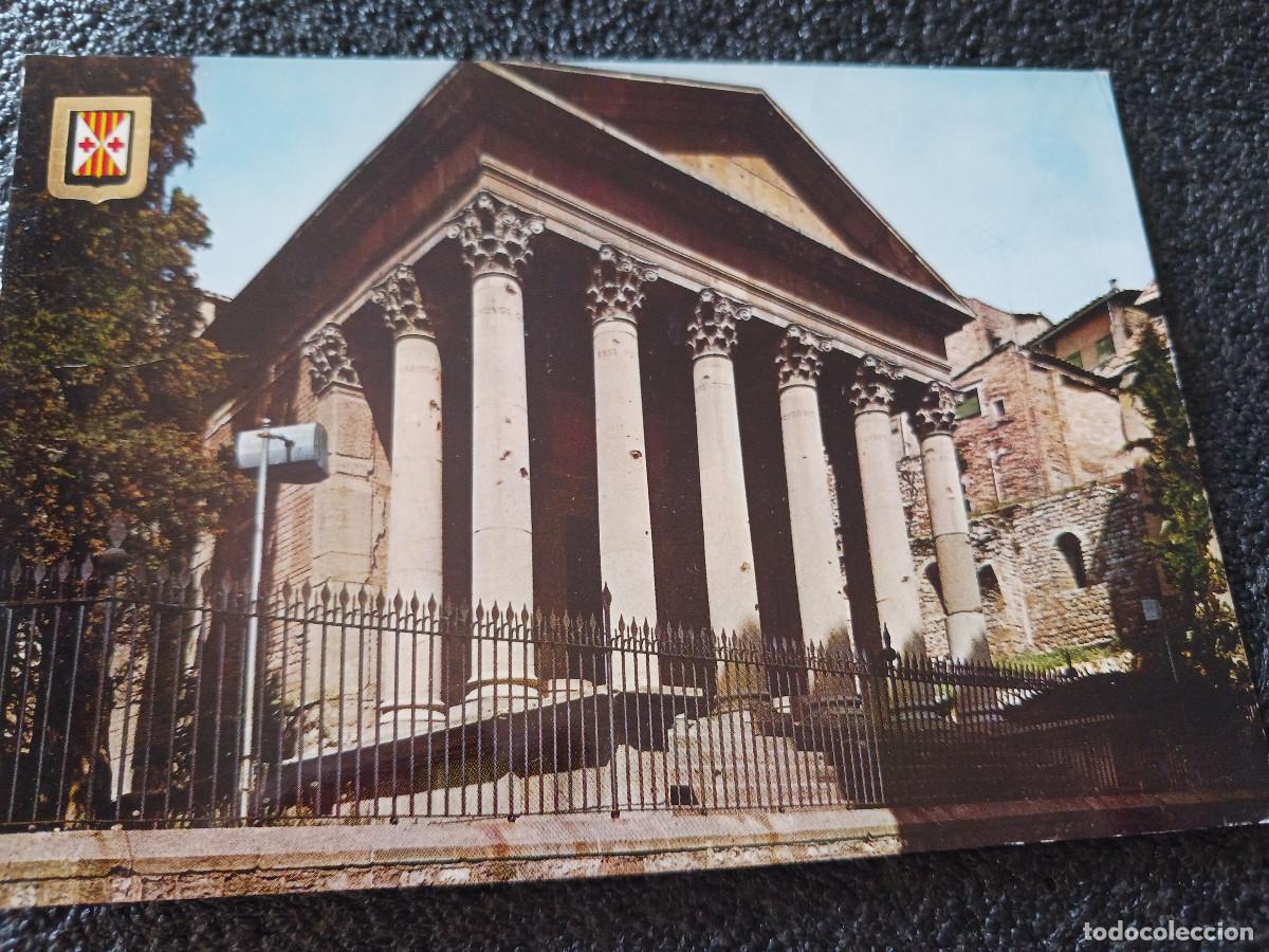 Postales: 1519 Vich - Templo romano, ed. escudo