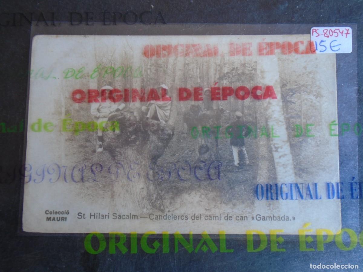 Postales: (PS-80547)POSTAL FOTOGRAFICA DE ST.HILARI SACALM-CANDELEROS DEL CAMI DE CAN GAMBADA.MAURI