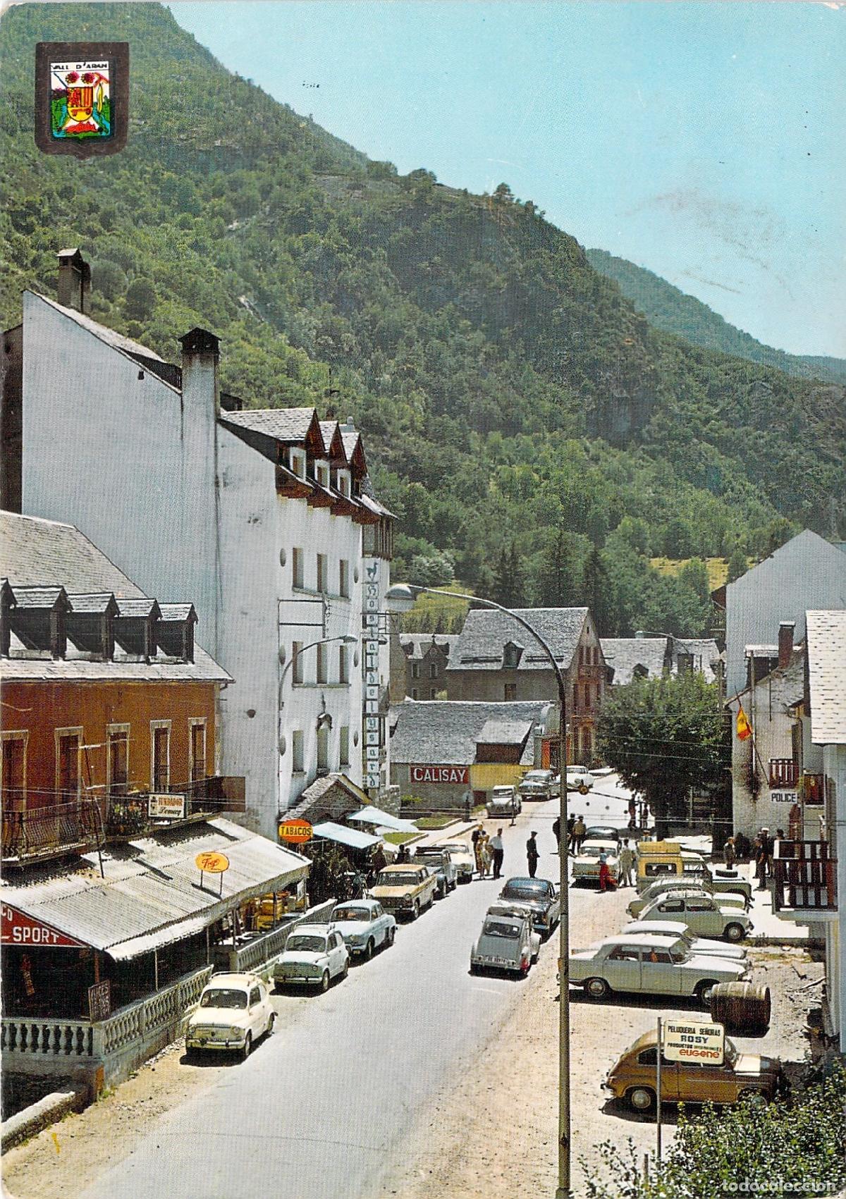 Postales: Postal de Les, Valle de Ar&aacute;n, frontera del Pirineo Catal&aacute;n