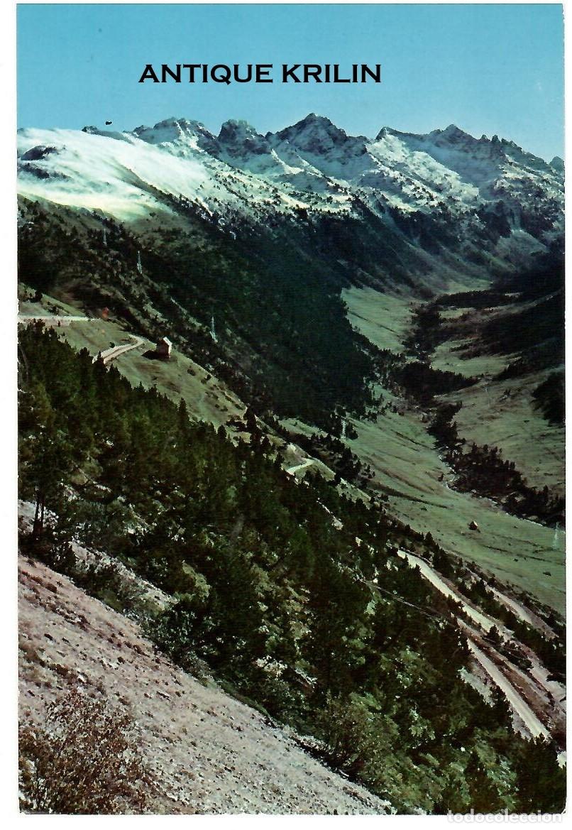 Postales: VALLE DE ARAN / EL GARONA DE RUDA Y CARRETERA DEL PUERTO / EDICION CYP / FRANQUEADA