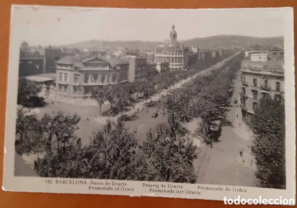 Postales: Postal Barcelona. Paseo de Gracia. Sin escribir. R10123