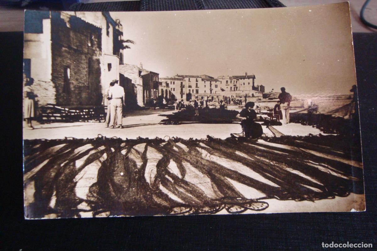 Postales: ANTIGUA POSTAL SECADERO DE REDES. AMPOLLA TARRAGONA N&ordm; 12. COMERCIAL PRAT. 1959