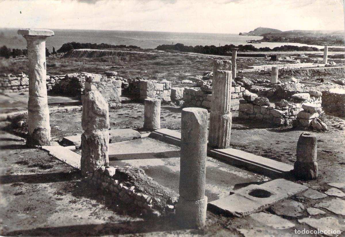 Postales: Postal de las ruinas romanas de Empuries