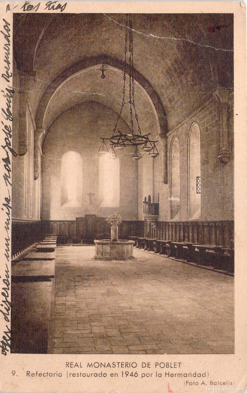 Postales: Postal del Real Monasterio de Poblet Tarragona