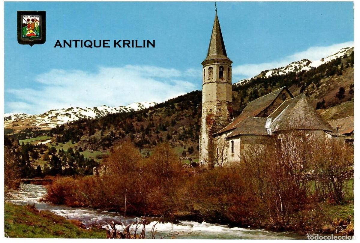 Postales: PIRINEU CATALA N&ordm; 929 VALL D'ARAN , SANTUARI SRA. DE MONTGARRI / ESCUDO DE ORO / FRANQUEADA