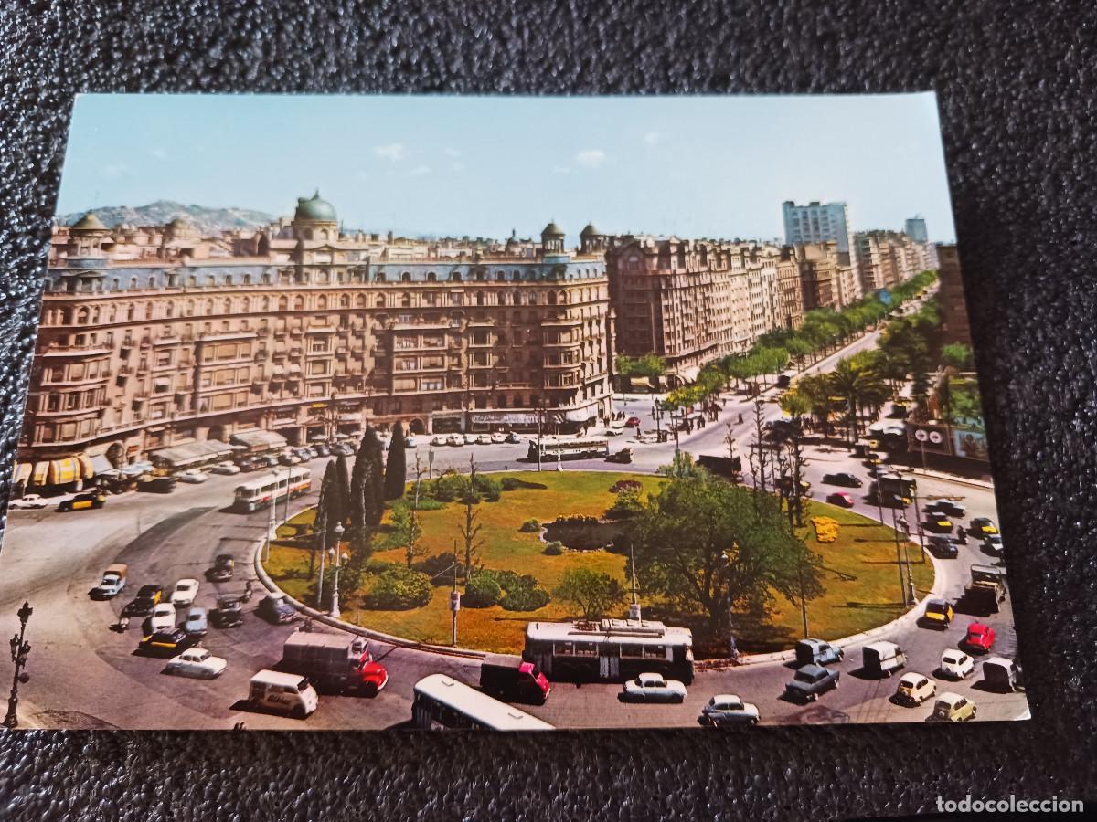 Postales: 2181 barcelona, plaza de calvo sotelo y avda. generalisimo, ed. zerkowitz