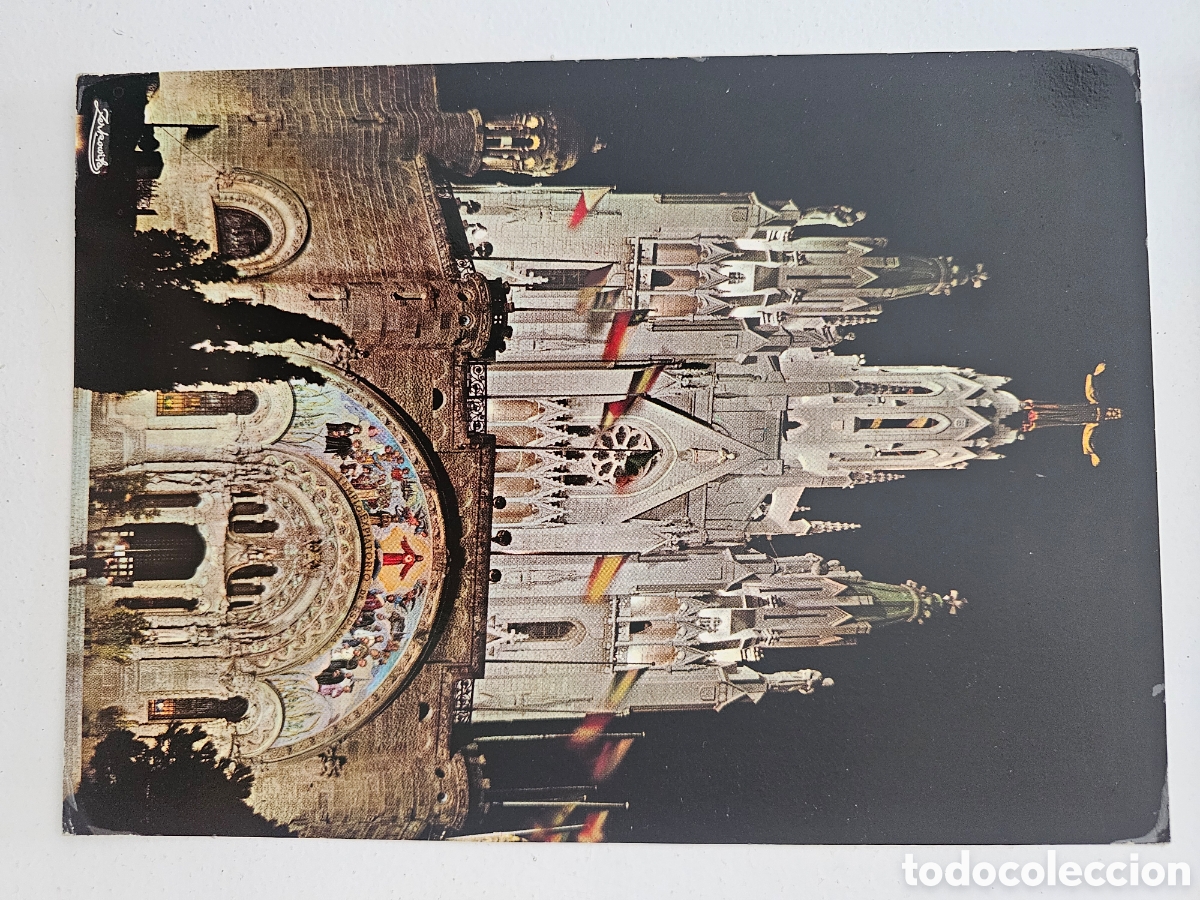 Postales: Postal de gran tama&ntilde;o de Barcelona Templo del Tibidabo n&deg;437 A. Zerkowitz 1969