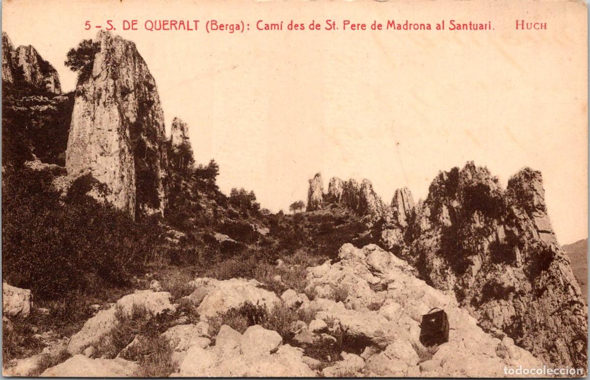Postales: S. de Queralt (Berga) - Cam&iacute; des de St. Pere de Madrona al Santuari - Huch 5 - 139x90mm