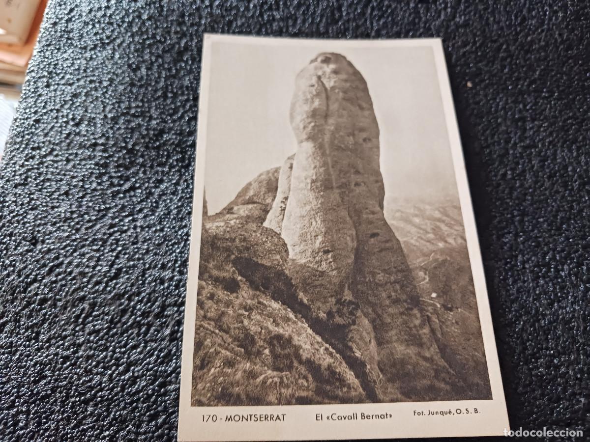 Postales: 170 montserrat, el cavall bernat, foto junque, hueco grabado riusset