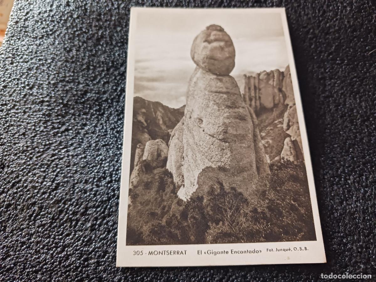 Postales: 305 montserrat, el gigante encantado, foto junque, hueco grabado riusset