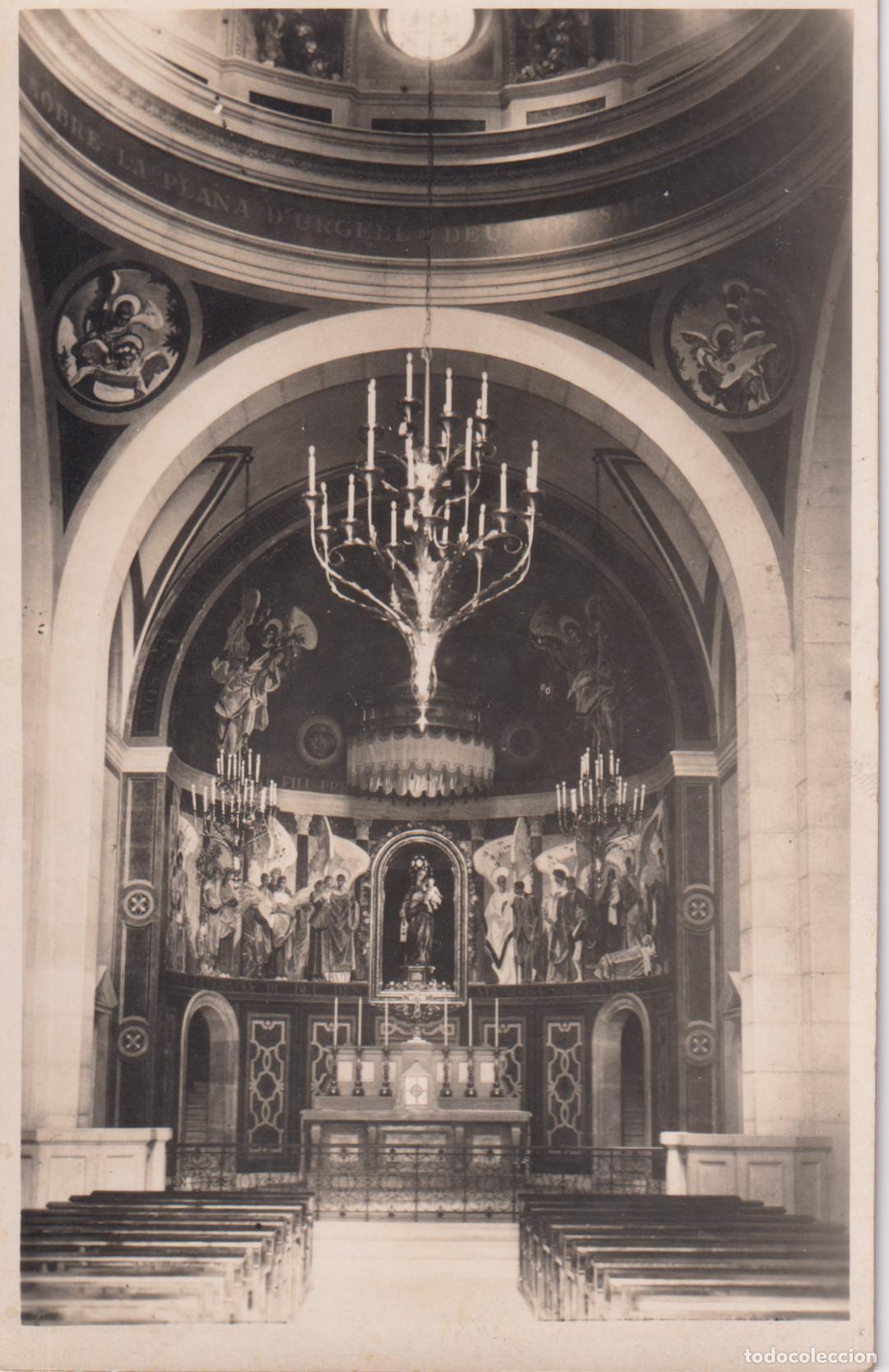 Postales: CASTELL DEL REMEY (LLEIDA) INTERIOR DEL SANTUARIO&ndash; FOTOGRAFIA CALAFELL &ndash; S/C