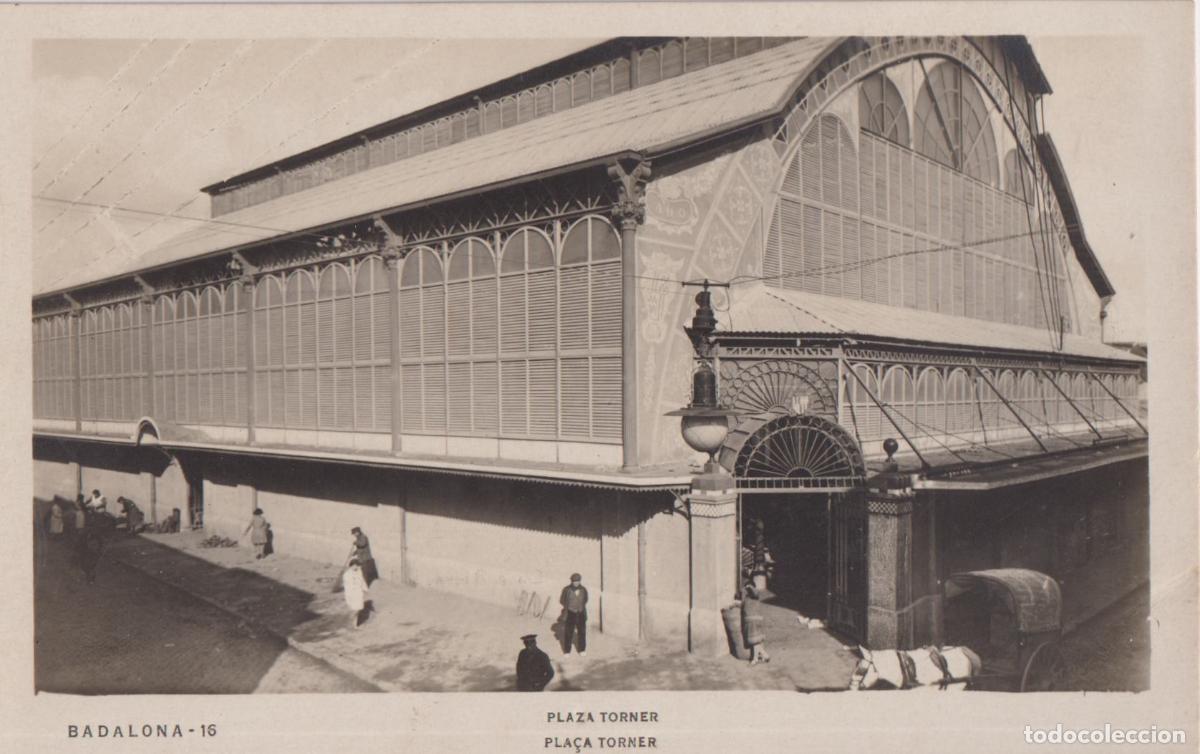 Postales: BADALONA, PLAZA TORNER &ndash; CASA RIERA, LIBRERIA N&ordm;16 &ndash; S/C