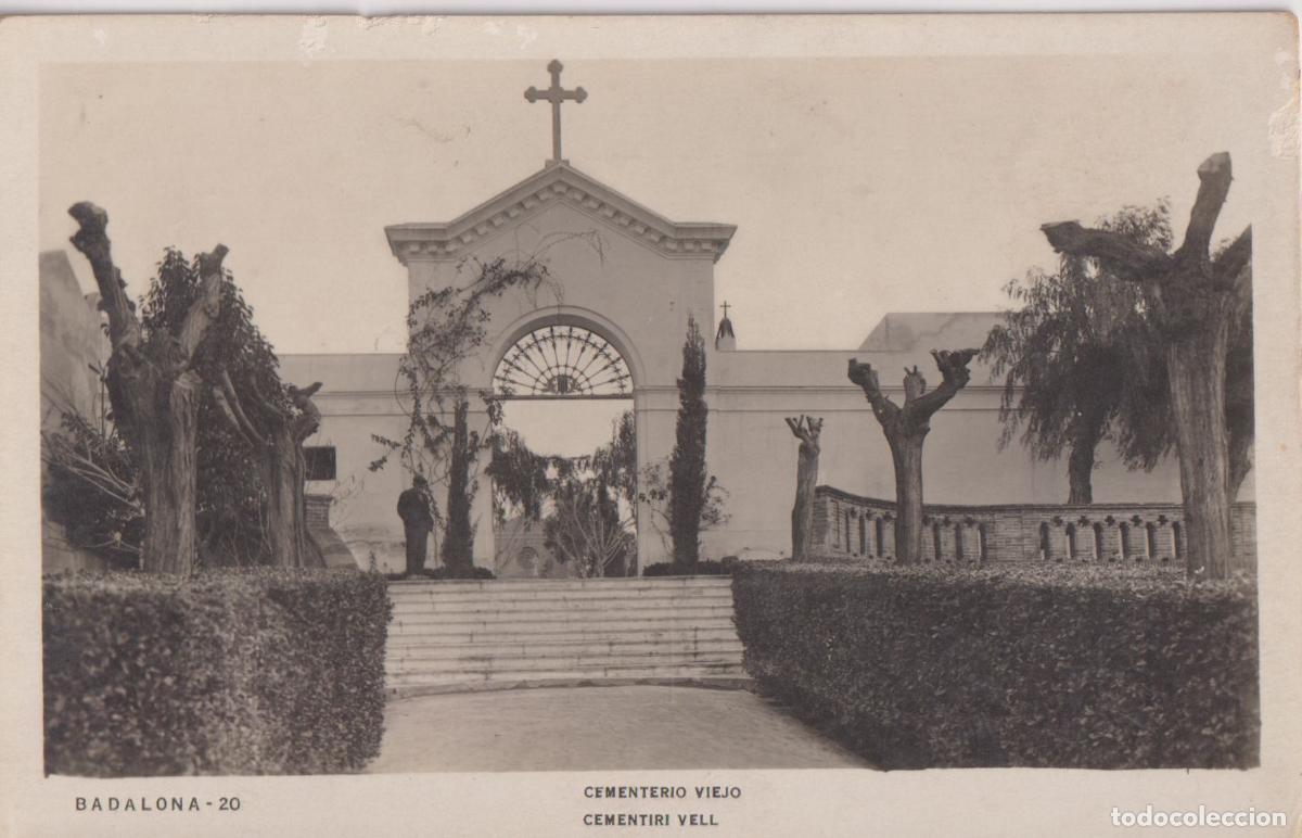 Postales: BADALONA, CEMENTERIO VIEJO &ndash; CASA RIERA, LIBRERIA N&ordm;20 &ndash; S/C