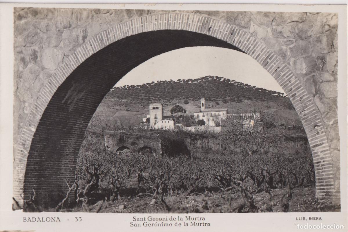 Postales: BADALONA, SANT GERONI DE LA MURTRA &ndash; LLIBRERIA RIERA N&ordm;33 &ndash; S/C