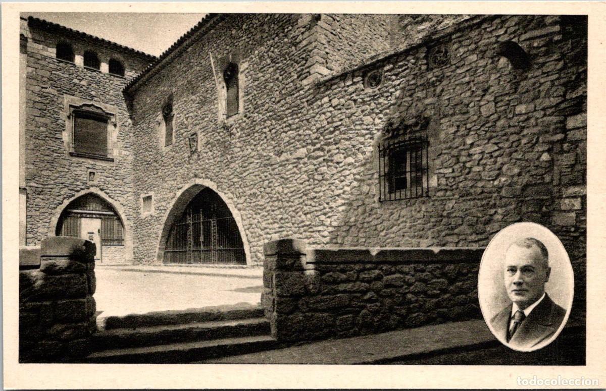 Postales: Vilanova i Geltr&uacute; - Castell de la Geltr&uacute; - Restaurat Arquitecte J. Font i Gum&agrave; (a l'oval) - 139x89mm