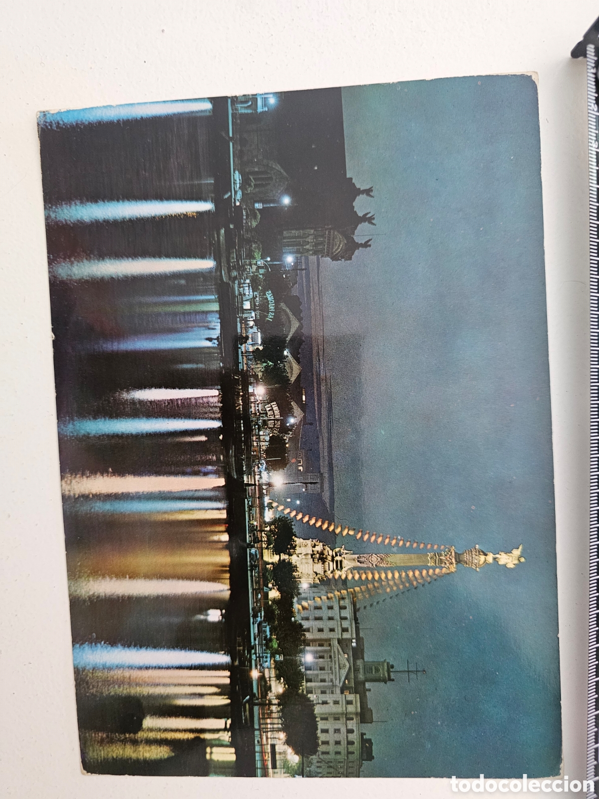 Postales: Postal de gran tama&ntilde;o de Puerta Paz Monumento a Col&oacute;n 1961 Ektachrome