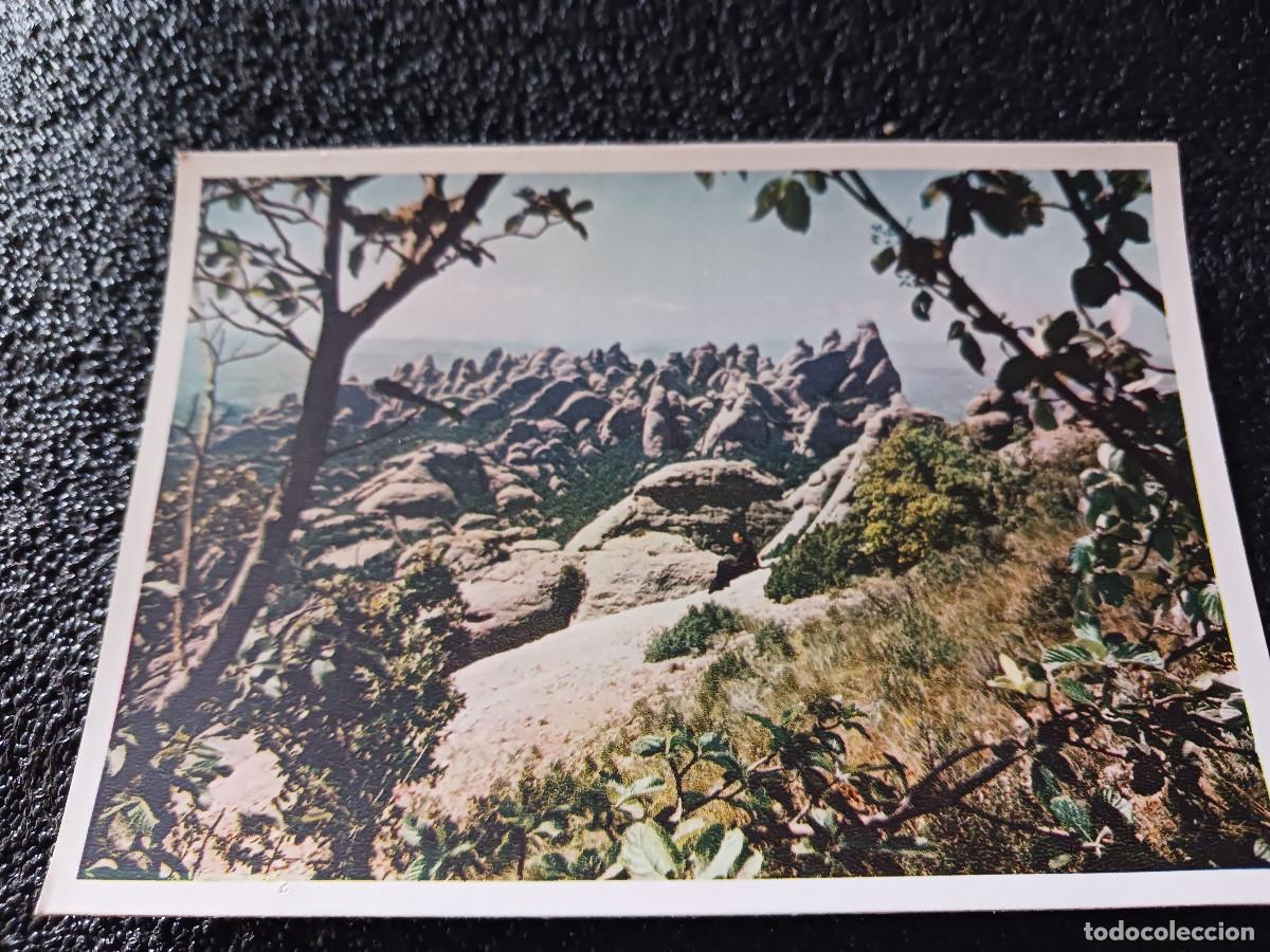 Postales: montserrat, LES AGULLES DESDE EL MONTGROS, foto dom ripol o.s.b. ed. monasterio