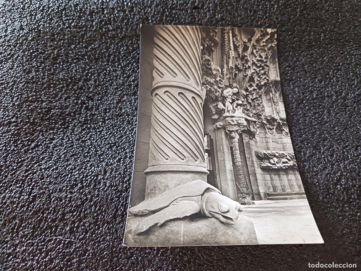 Postales: 11190 barcelona, templo expiatorio de la sagrada familia, det. de fachada principal, ed. zerkowitz