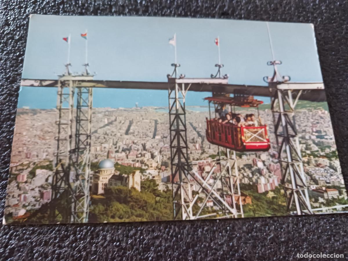 Cartoline: 2048 Barcelona, Tibidabo, Tren a&eacute;reo, ed. Zerkowitz, Fotocromo Zemacrom, Imp. Casamaj&oacute;