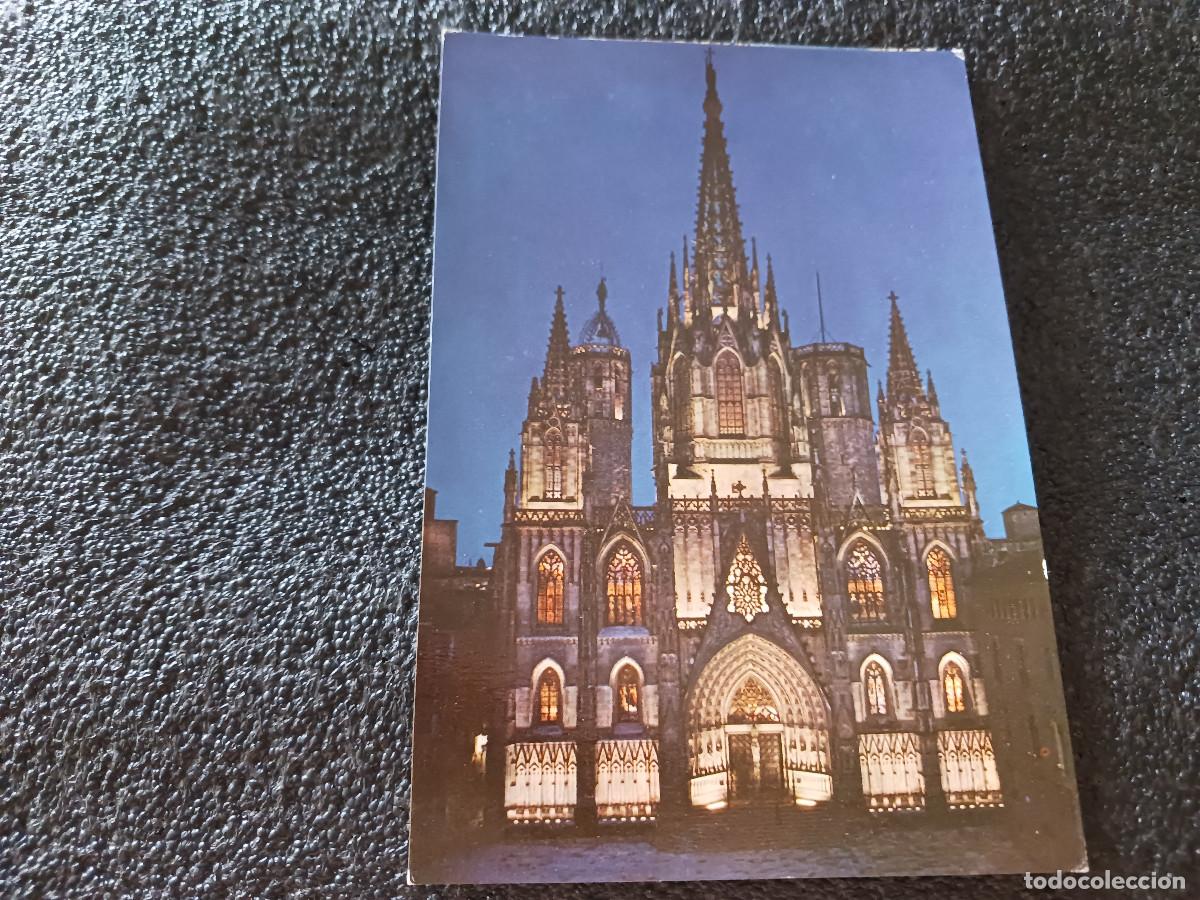Cartoline: 84 Barcelona, la catedral de noche, ed. campa&ntilde;a