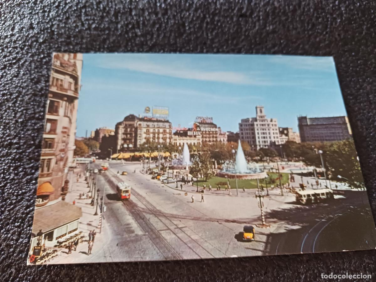 Postales: 190 Barcelona, plaza de catalu&ntilde;a, tranvias, ed. campa&ntilde;a