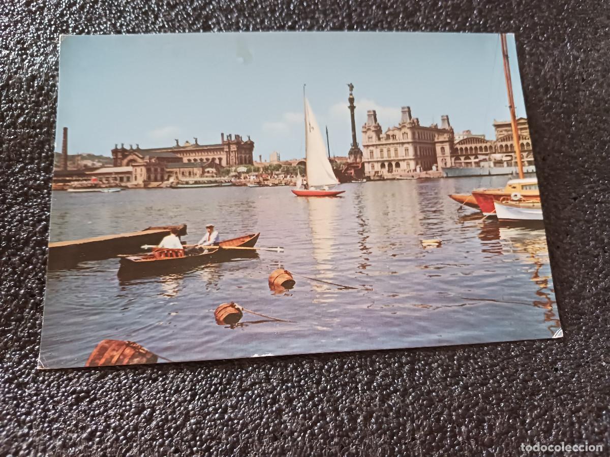 Postales: 195 Barcelona, la puerta de la paz desde el club maritimo, ed. campa&ntilde;a