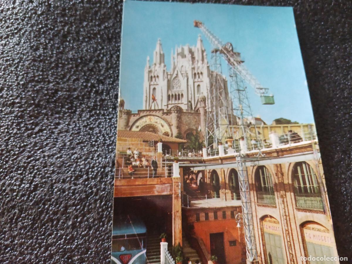 Postales: 2045 Barcelona, templo, sagrado corazon y atracciones, ed. Zerkowitz, Fotoc. Zemacrom, Imp. Casamaj&oacute;