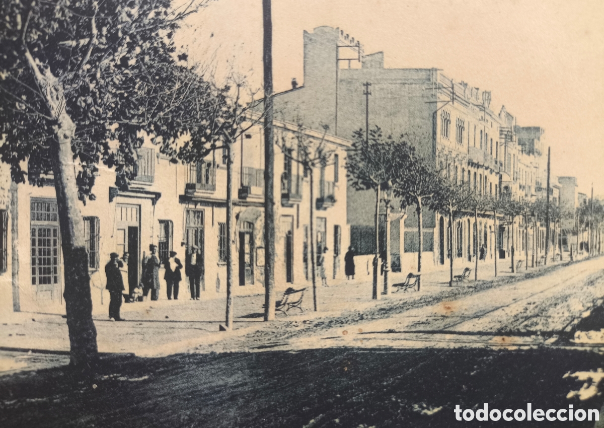 Postales: MASNOU PASSEIG PRAT DE LA RIBA POSTAL ANIMADA FOTOTIPIA C. 1915