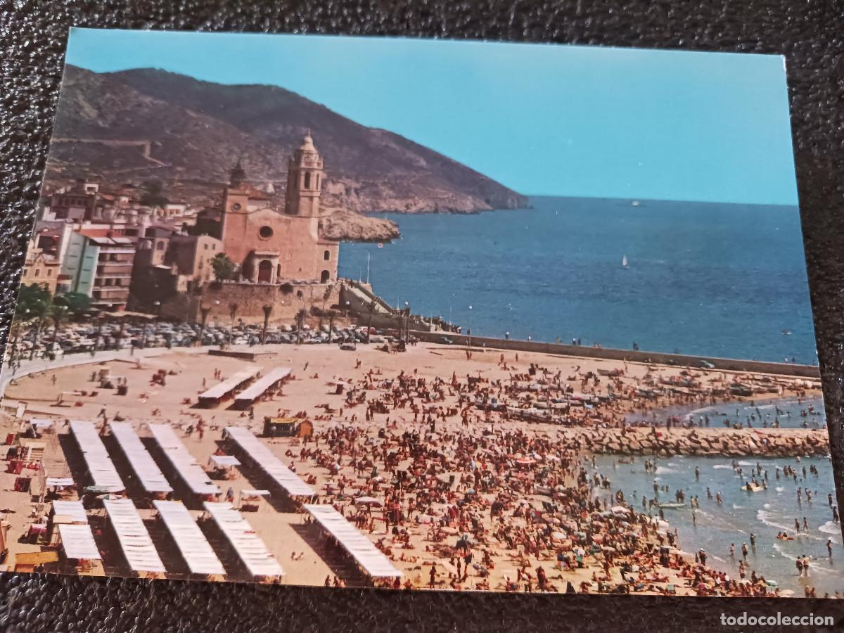 Postales: 5305 sitges, playa y punta, ed. campa&ntilde;a