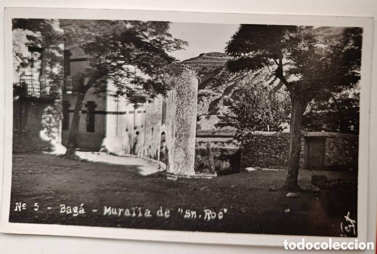 Postales: Antigua postal fotogr&aacute;fica - Bag&aacute; Muralla de Sant Roc (Portella) Barcelona