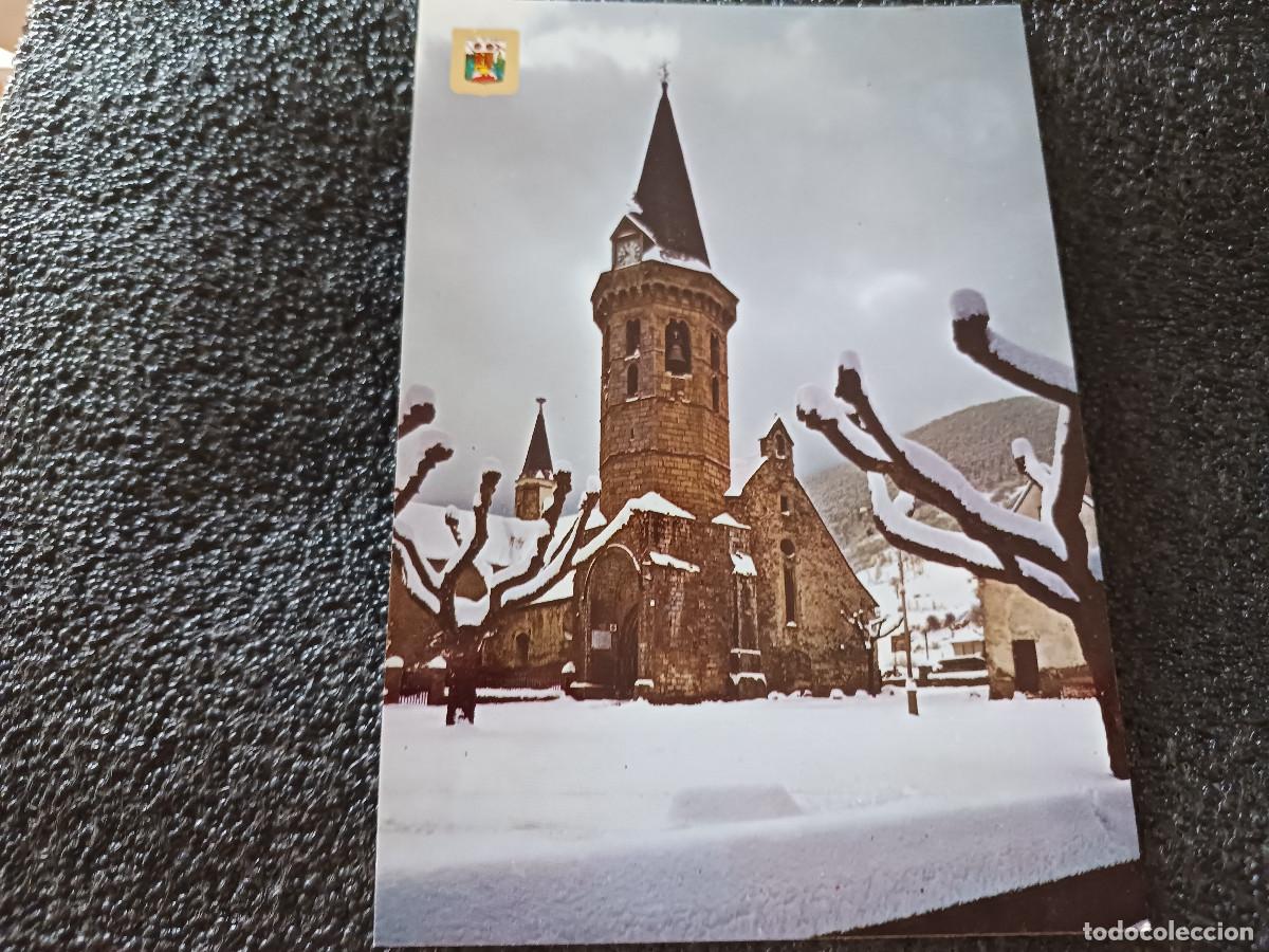 Postales: 5620 pirineu catala, viella, esglesia parroquial, ed. escudo