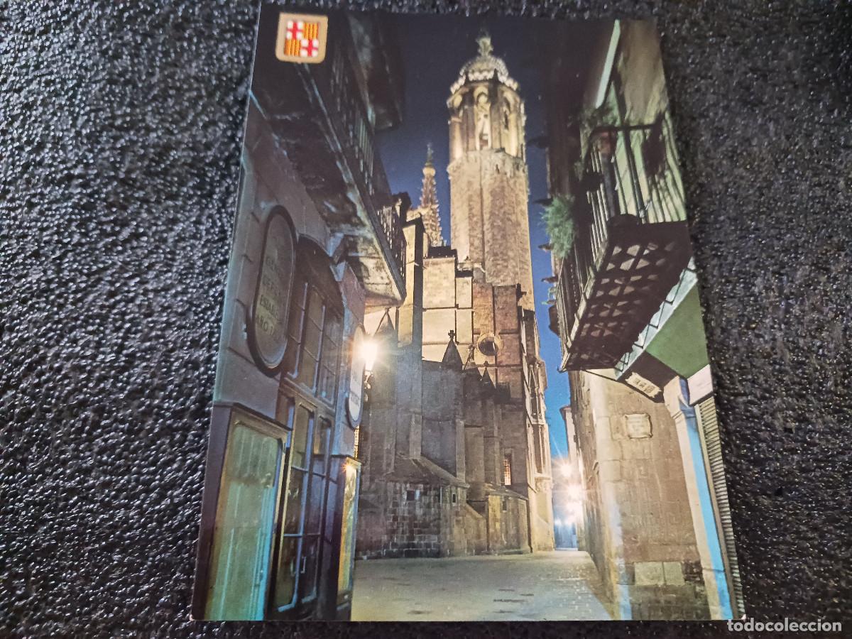 Postales: 687 barcelona, barrio gotico, nocturna, ed. soberanas